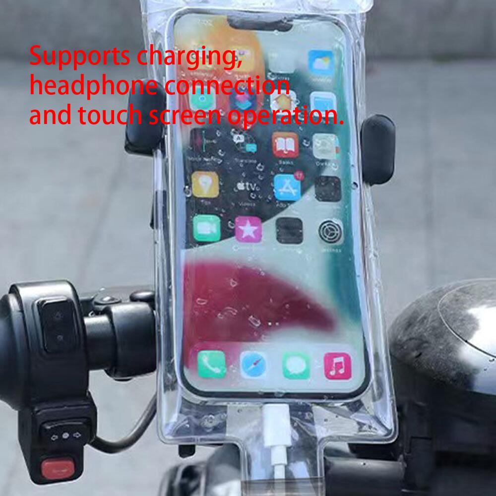 Digitizer Touch Screen - 防水スマホポーチ、クリアタッチスクリーン対応スマホバッグ、サイクリング専用、アウトドアナビゲーション用保護ケース