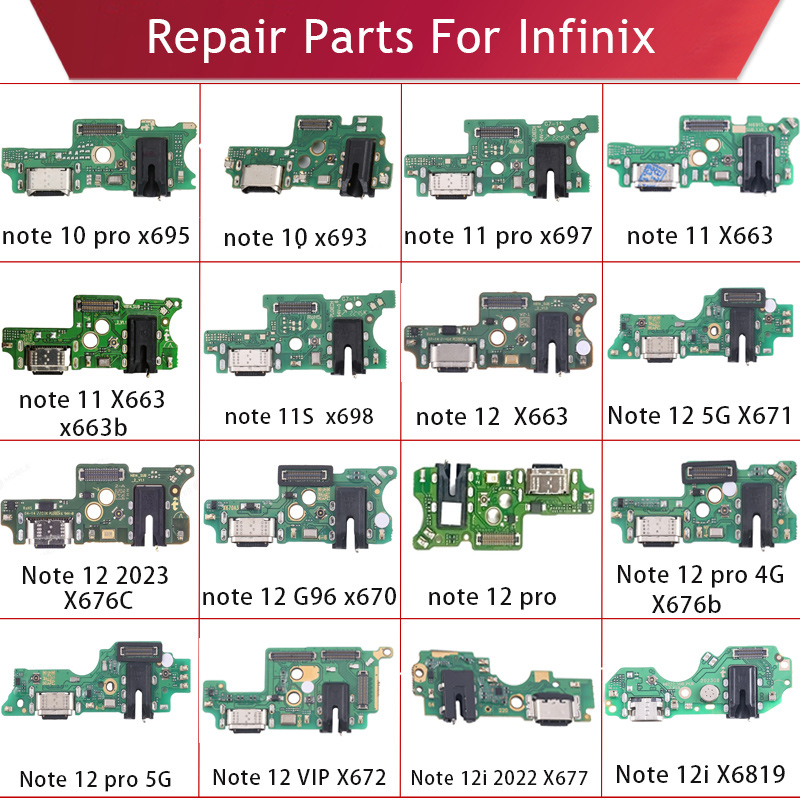 Charging Port Flex - Infinix Note 10 X693 X695、Note 11
