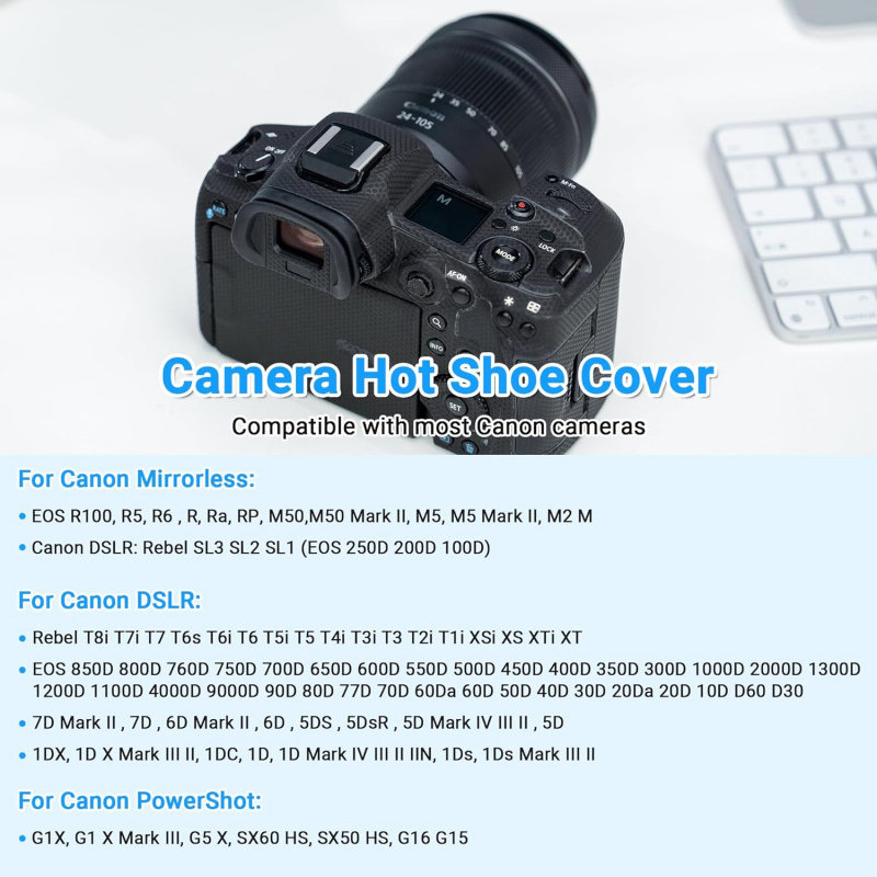 カメラホットシューカバープロテクターキャップ キヤノン EO - Nikon Camera D3500 のレビューと価格