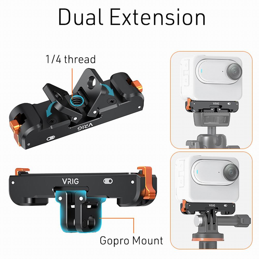 VRIG アルミニウム製磁気充電ベース Insta360 G - Insta360 Camera Go 3 のレビューと価格