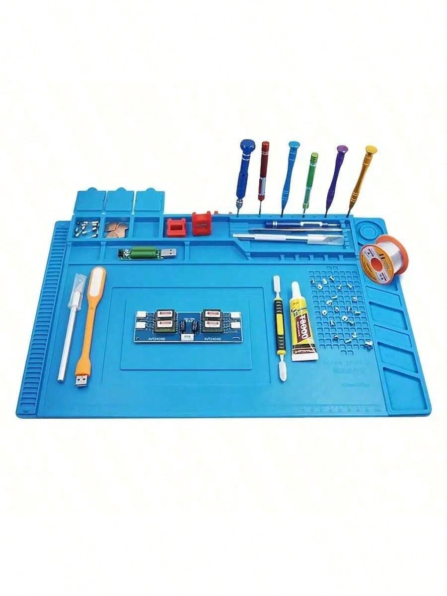 耐熱性シリコン製はんだ付けパッド（磁気エリア付き）電子修理作 - Electronics Repair Workbench のレビューと価格