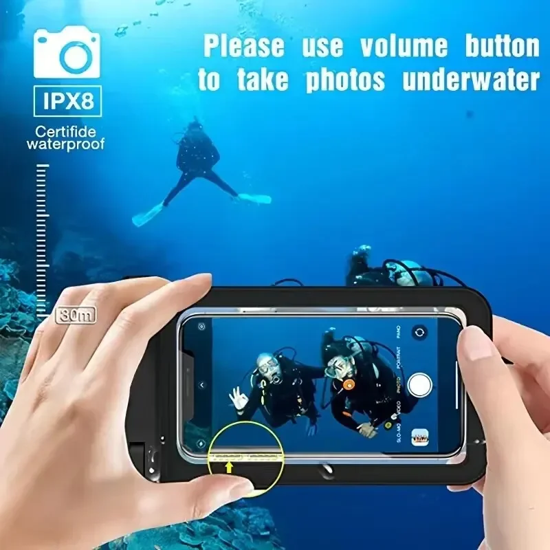 フローティングエアバッグ防水電話ケース、IPX8タッチスクリ - Digitizer Touch Screen のレビューと価格